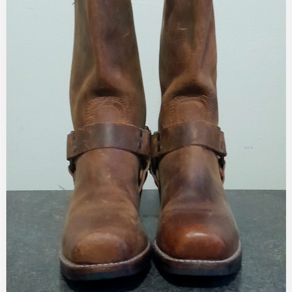 Frye Women’s Harness 12r Brown Mid-Calf Boot 8.5 - Picture 2 of 11